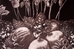 Los difuntos viejos - Aguafuerte y aguatinta