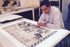 Taller El Peyote Azul, grabado en metal para el Centenario de Nayarit. 1917-2017