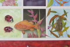 Historias de jardín - Acuarela, tinta china y acrílico.