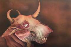 El Tricornio - Acuarela, tinta china y aerógrafo