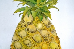 Apiñados - Acuarela y tinta