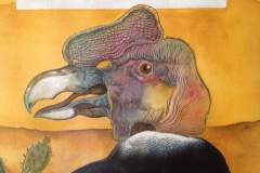 Ilusión y Desilusión - Acuarela, tinta china y acrílico (detalle)